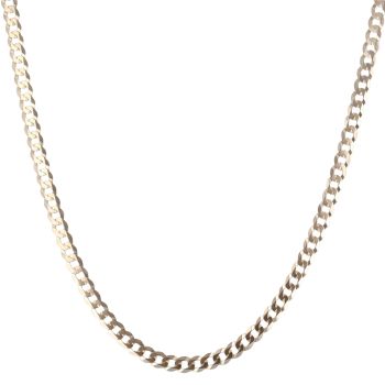 9ct Yellow Gold Curb Chain 22"