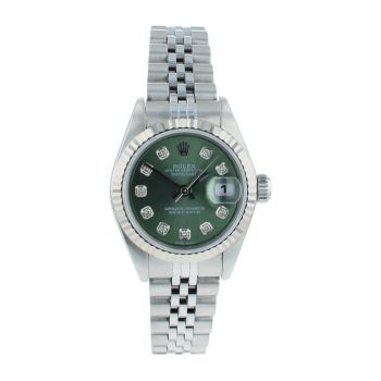 Rolex Custom Datejust Pre Owned Watch Ref 79174