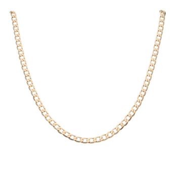 9ct Yellow Gold Curb Chain 20"