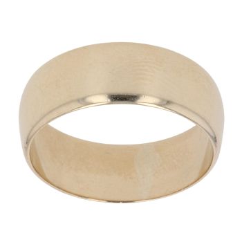 9ct Yellow Gold 7.4mm Wedding Band