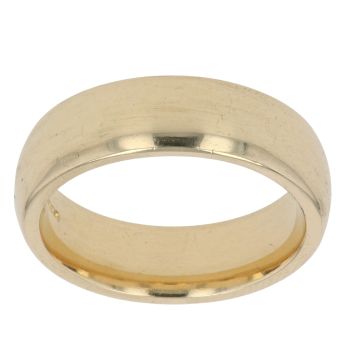 9ct Yellow Gold 6mm Wedding Band