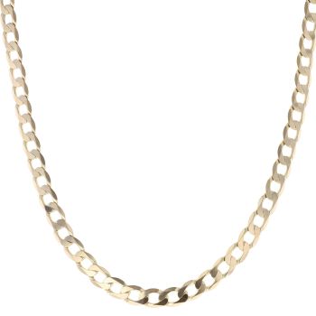 9ct Yellow Gold Curb Chain 20"