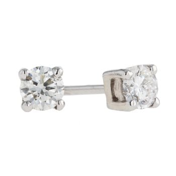 18ct White Gold 0.37ct Diamond Stud Earrings