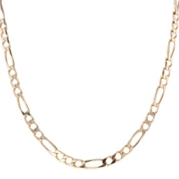 9ct Yellow Gold Figaro Chain 20"