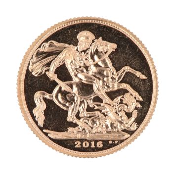 2016 Elizabeth II Full Sovereign Coin