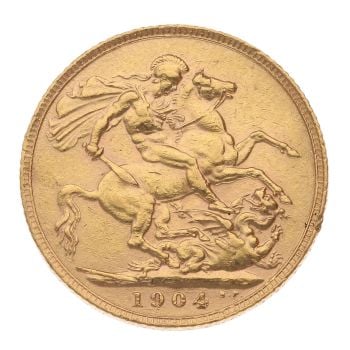 1904 Edward VII Full Sovereign Coin