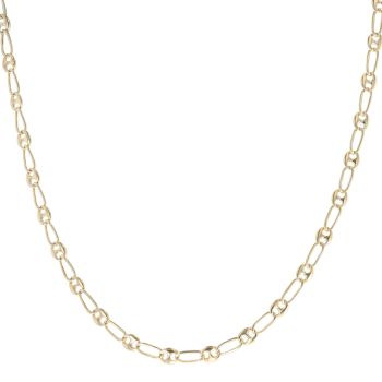 9ct Yellow Gold Button Chain 20"