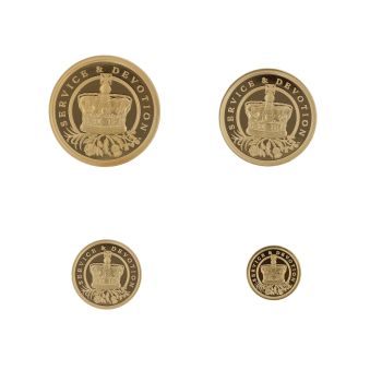 2022 Queen Elizabeth II Tribute Portrait Tristan Da Cunha Sovereign Coin Set Boxed with Proof