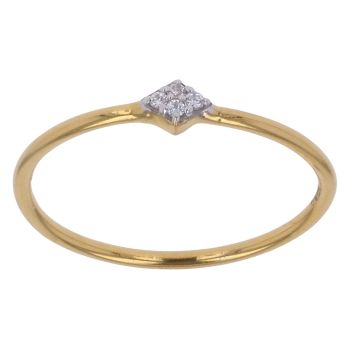22ct Yellow Gold Cubic Zirconia Ring