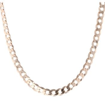 9ct Yellow Gold Curb Chain 20"