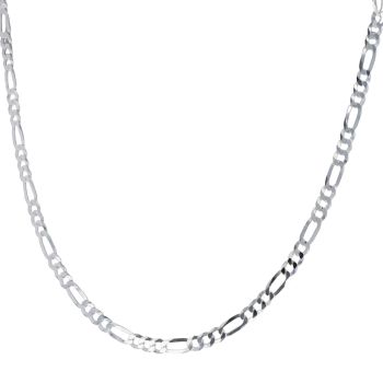 Silver Figaro Chain 16"