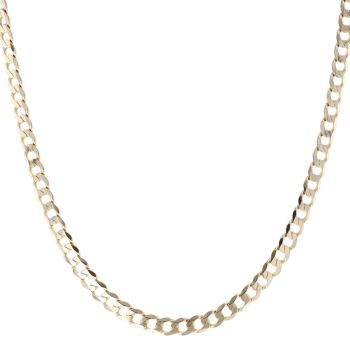 9ct Yellow Gold Curb Chain 20"