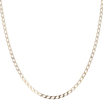 9ct Yellow Gold Curb Chain 24"
