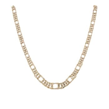 9ct Yellow Gold Figaro Chain 16"