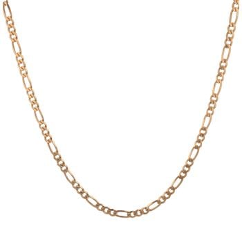 9ct Yellow Gold Figaro Chain 18"