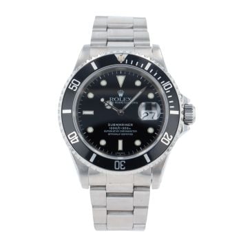 Rolex Submariner Pre Owned Watch Ref 16610