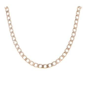 9ct Yellow Gold Curb Chain 20"