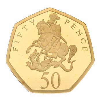 2021 50th Anniversary of Decimalisation 50p Tristan Da Cunha Boxed with Proof