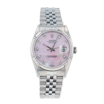 Rolex Custom Datejust Pre Owned Watch Ref 16234
