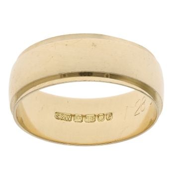 18ct Yellow Gold Wedding Band 6.9mm