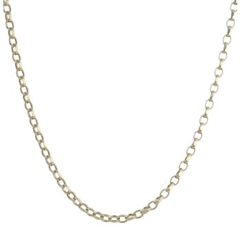 9ct Yellow Gold Belcher Chain 20"