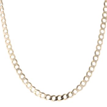 9ct Yellow Gold Curb Chain 20"