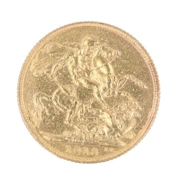 1913 George V Full Sovereign Coin