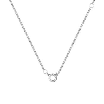 9ct White Gold Personalised Script Name Necklace 18''
