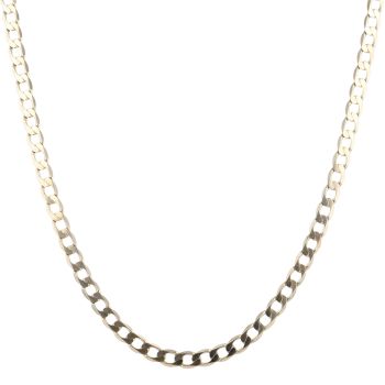 9ct Yellow Gold Curb Chain 20"