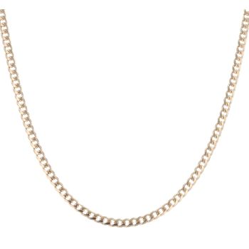9ct Yellow Gold Curb Chain 18"