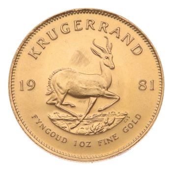 1981 1oz South Africa Krugerrand Coin