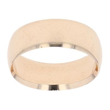9ct Yellow Gold Wedding Band 7mm