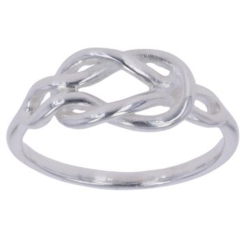 Silver Knot Ring By Icesia