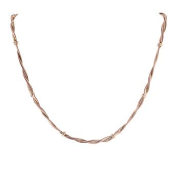 9ct Yellow Gold Snake Twist Chain 18"
