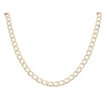9ct Yellow Gold Curb Chain 20"