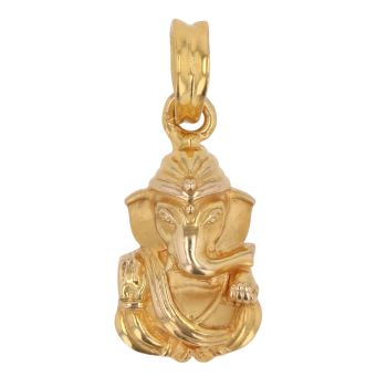 22ct Yellow Gold Ganesh Fancy Pendant