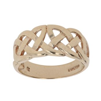 9ct Yellow Gold Cut Out Celtic Ring