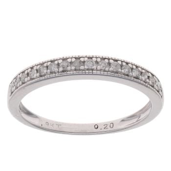 9ct White Gold 0.20ct Diamond Eternity Ring