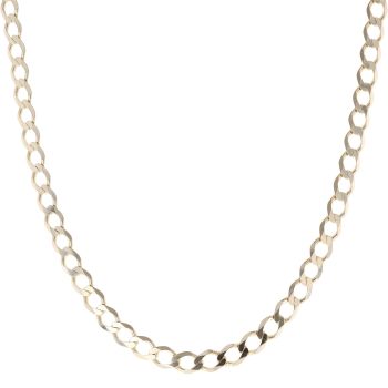 9ct Yellow Gold Curb Chain 20"