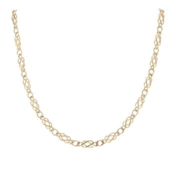 9ct Yellow Gold Celtic Chain 18"