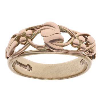 9ct Yellow and Rose Gold Tree Of Life Clogau Ring
