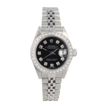 Rolex Custom Datejust Pre Owned Watch Ref 79174