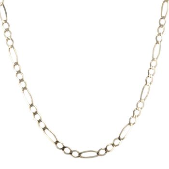 9ct Yellow Gold Figaro Chain 18"