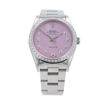 Rolex Custom Air-King Pre Owned Watch Ref 14000