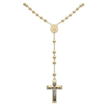 14ct Yellow Gold Rosary Beads 24"