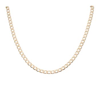9ct Yellow Gold Curb Chain 20"