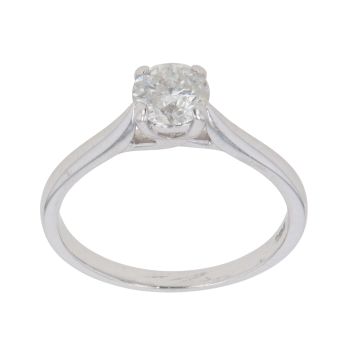 18ct White Gold 0.75ct Brilliant Cut Diamond Solitaire Ring
