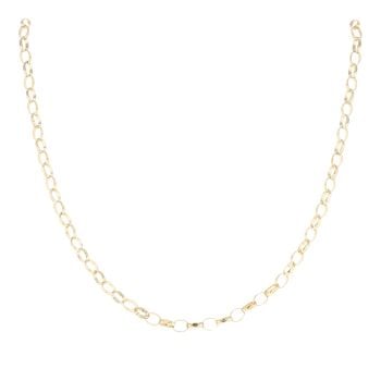 9ct Yellow Gold Belcher Chain 18"