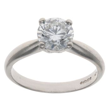Platinum 1.00ct Diamond Solitaire Ring