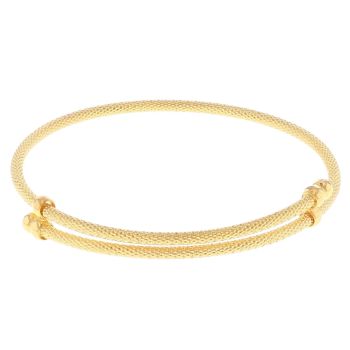 22ct Yellow Gold Child's Dot Cut Bangle
